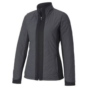 Puma Gray Primaloft Lightweight Puffer Golf Jacket Size Extra Small
